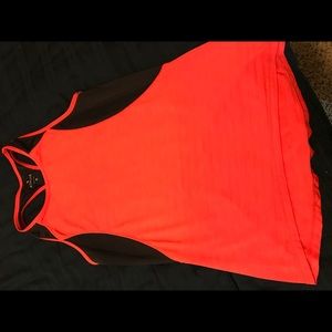 Orange and Navy Athleta tank